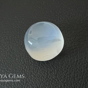 Natural Round Moonstone 4.10 Ct – Blue Sheen Cabochon from Sri Lanka