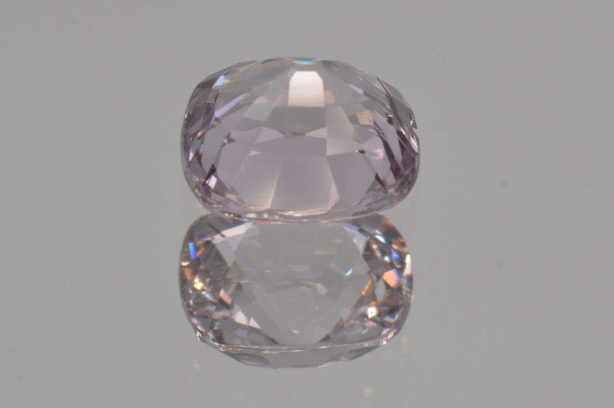 Metallic Light Purple Spinel. Cushion Cut. MdMaya Gems