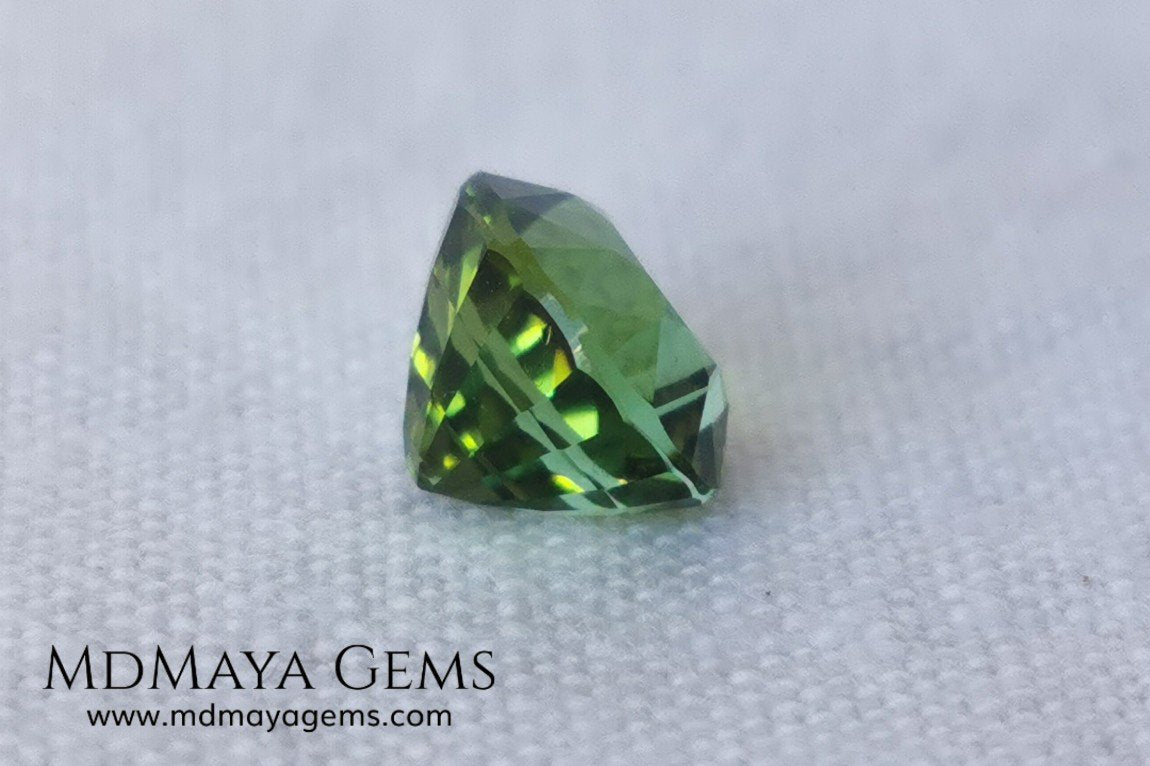 Bright Vivid Green Tourmaline 1.83 ct oval cut