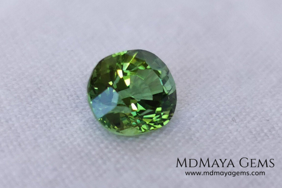 Bright Vivid Green Tourmaline 1.83 ct oval cut
