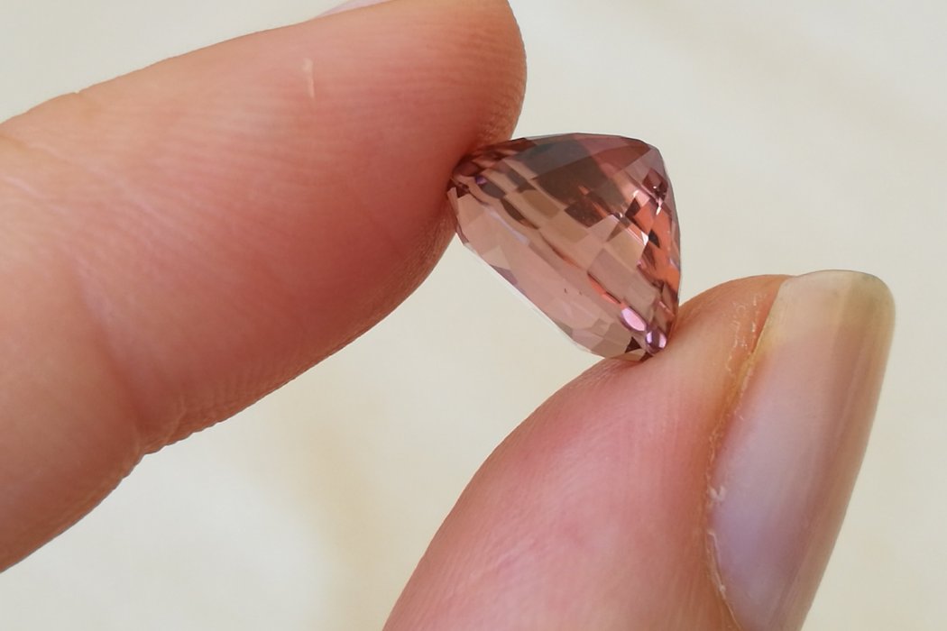 Peach Pink Tourmaline – 5.84 ct, Oval Cut, Mozambique