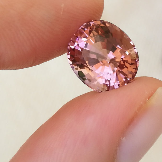 Peach Pink Tourmaline – 5.84 ct, Oval Cut, Mozambique