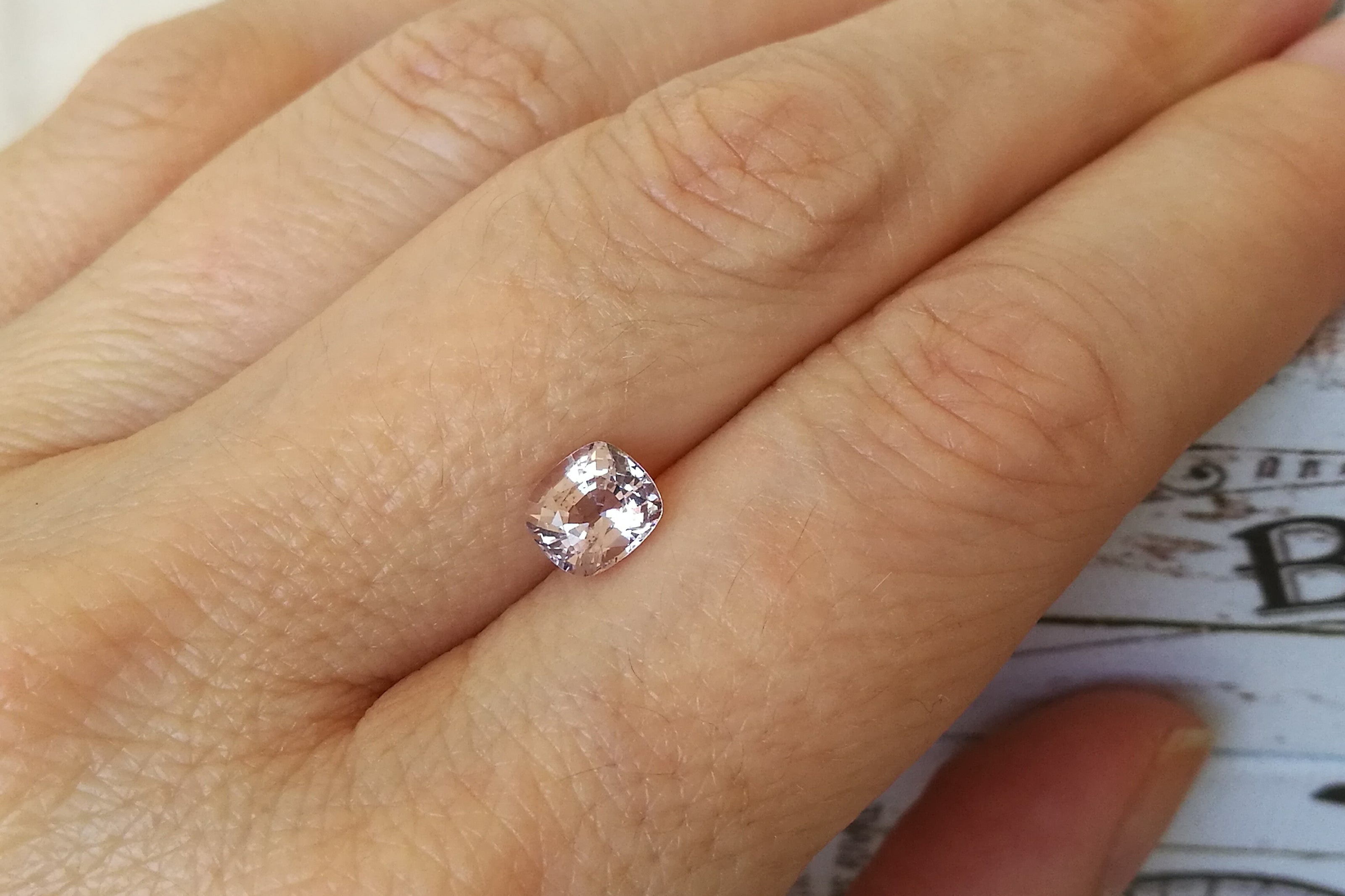 Marvelous Metallic Light Purple Spinel – 1.11 ct Cushion Cut