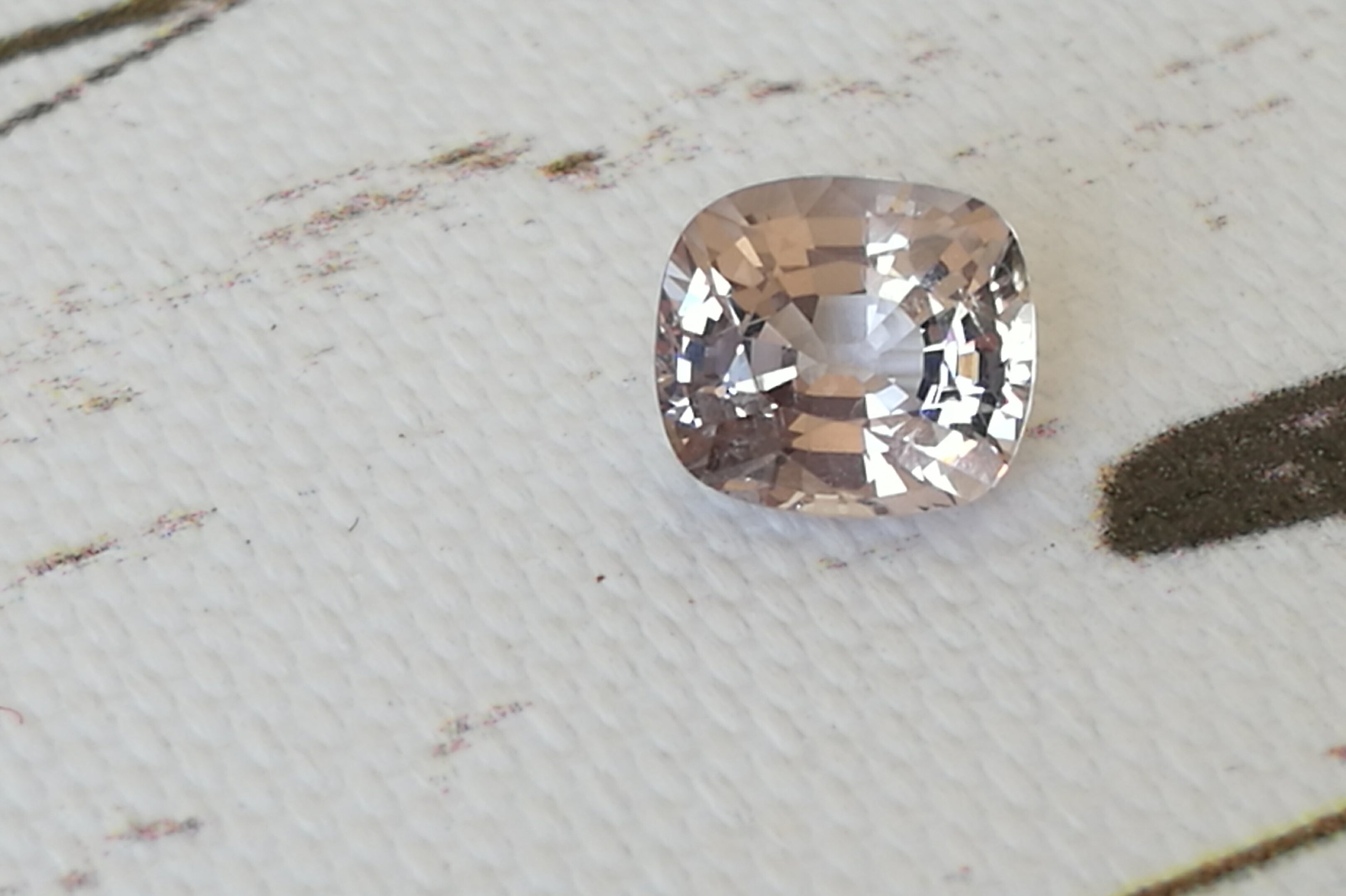 Marvelous Metallic Light Purple Spinel – 1.11 ct Cushion Cut