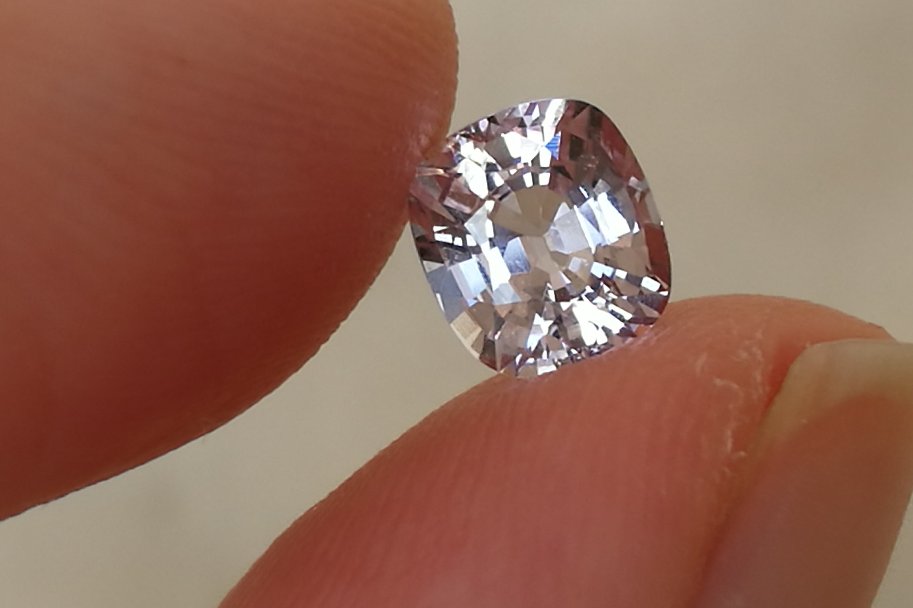 Marvelous Metallic Light Purple Spinel – 1.11 ct Cushion Cut