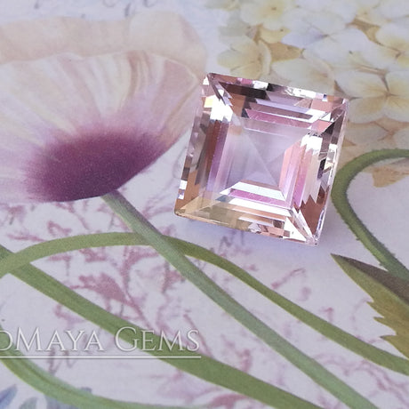 Rose de France Amethyst Square Cut 16.19 ct