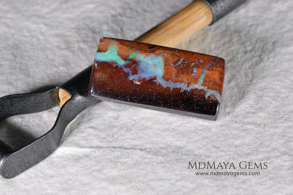 Untreated Australian Boulder Opal 10.96 ct