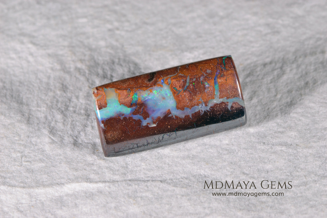 Untreated Australian Boulder Opal 10.96 ct