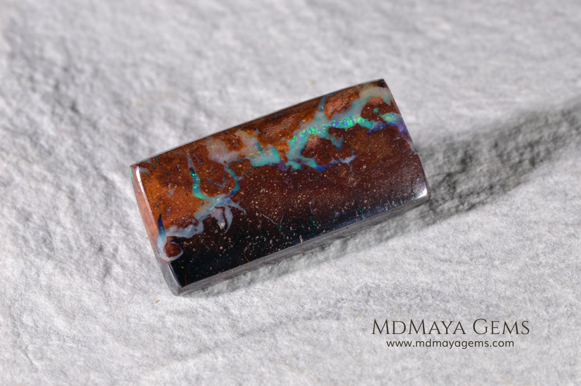 Untreated Australian Boulder Opal 10.96 ct