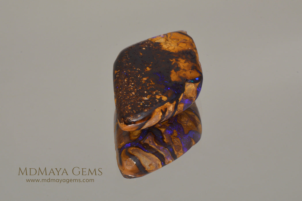 Australian Boulder Opal Cabochon Cut 6.12 ct