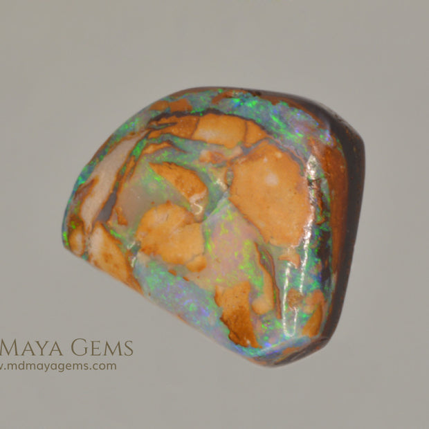 Colorful Australian Boulder Opal 6.13 ct