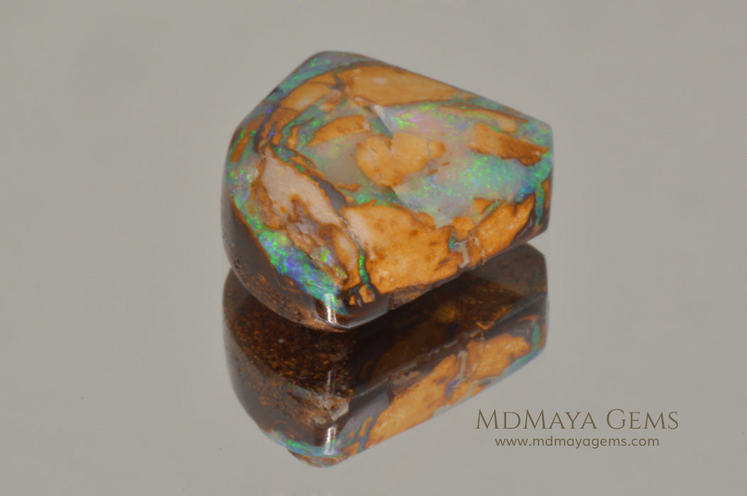Colorful Australian Boulder Opal 6.13 ct