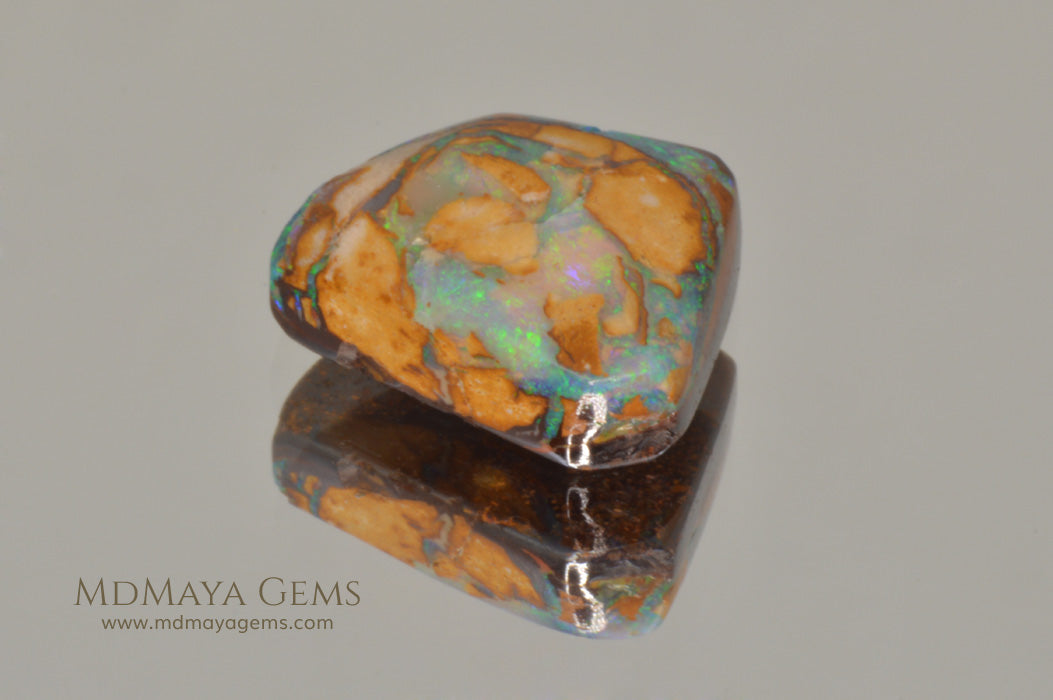 Colorful Australian Boulder Opal 6.13 ct
