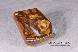 Boulder Opal 64.68 ct. Australian gemstone.