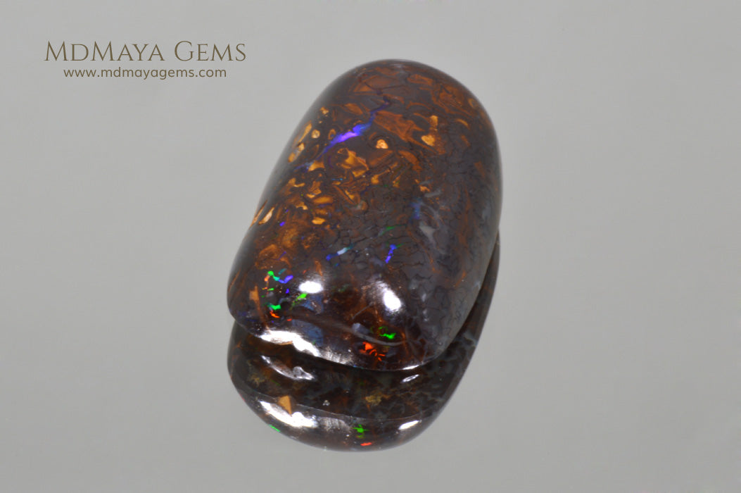 Natural Solid Matrix Boulder Opal 9.76 ct