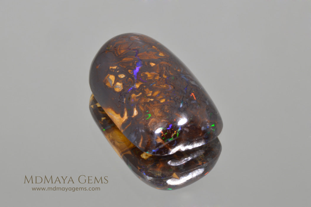 Natural Solid Matrix Boulder Opal 9.76 ct