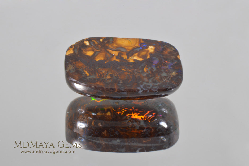 Natural Solid Matrix Boulder Opal 9.76 ct