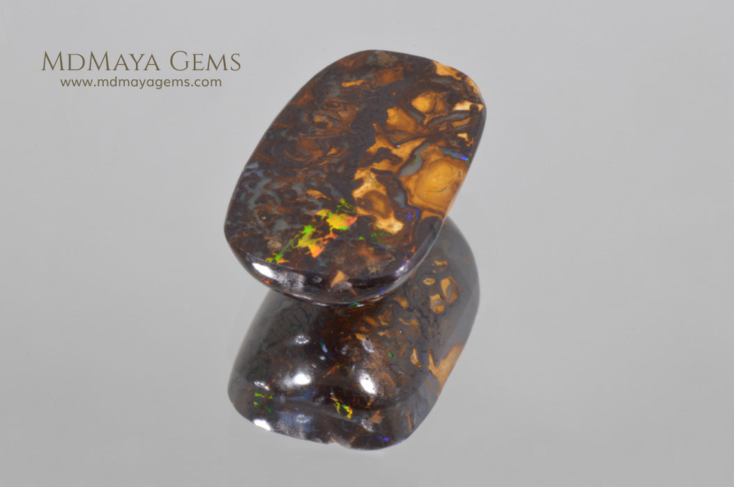 Natural Solid Matrix Boulder Opal 9.76 ct