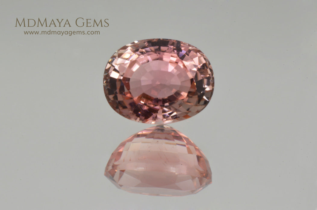 Natural Bi Color African Tourmaline Oval Cut 2.82 ct 