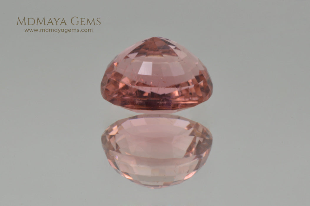 Natural Bi Color African Tourmaline Oval Cut 2.82 ct 