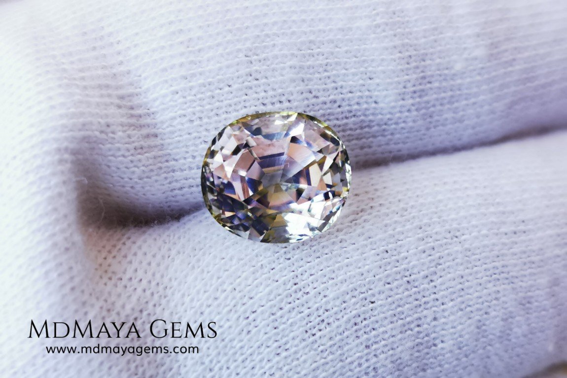 rare bicolour tourmaline 4.71 ct 