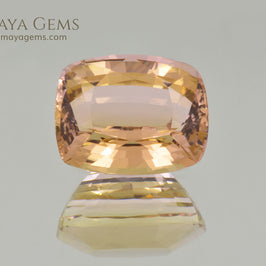 Bi Color Tourmaline from Mozambique with Golden tones and soft Pink touches