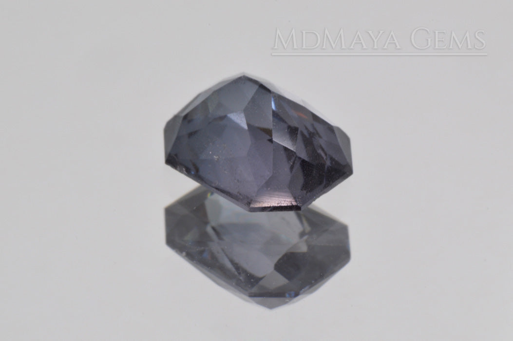 Pretty Bluish Gray Spinel Unheated, Octagon Cut, 1.78 ct. Perfect for Engagement Ring