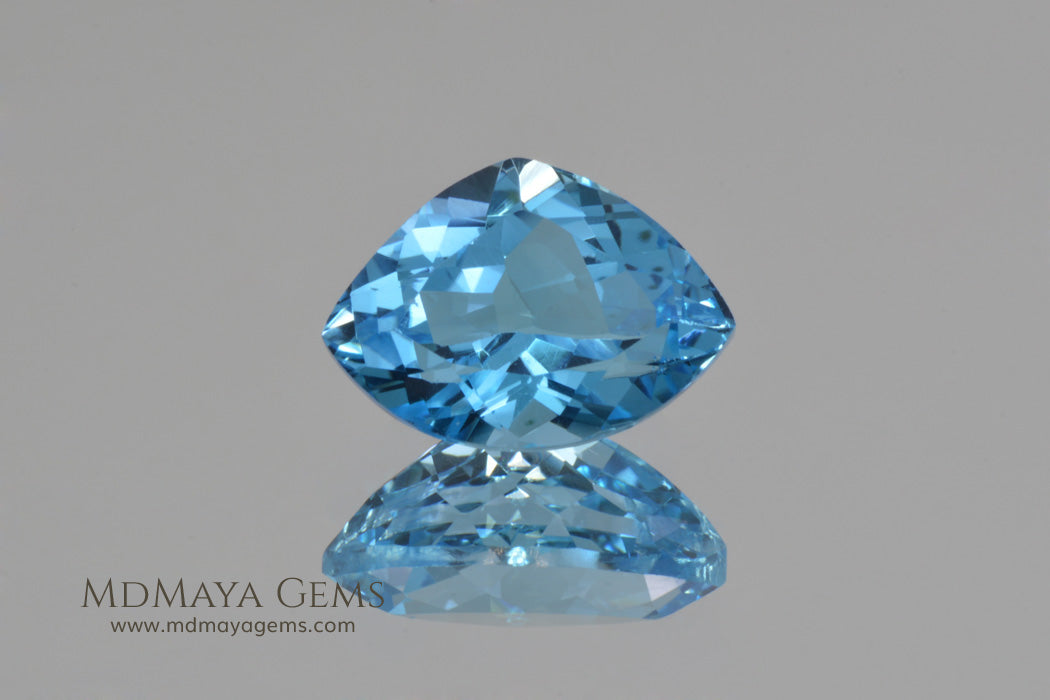 Magnificent Blue Topaz Stone Fancy Cut 7.87 ct