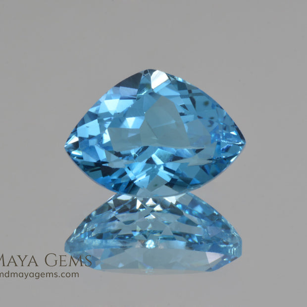 Magnificent Blue Topaz Stone Fancy Cut 7.87 ct