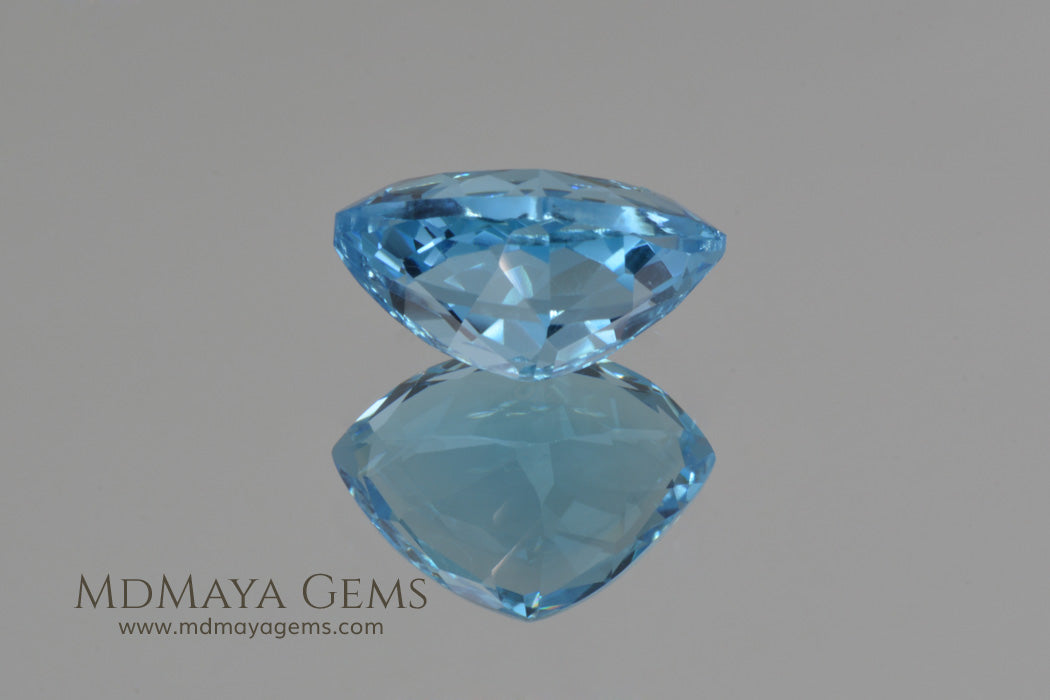 Magnificent Blue Topaz Stone Fancy Cut 7.87 ct