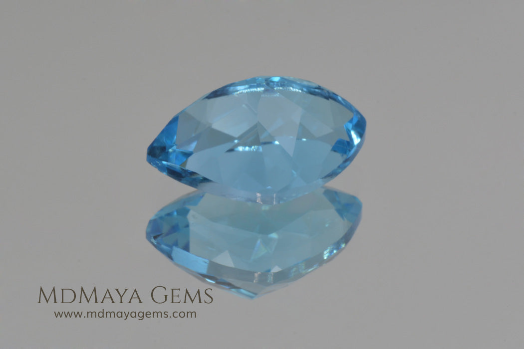 Magnificent Blue Topaz Stone Fancy Cut 7.87 ct