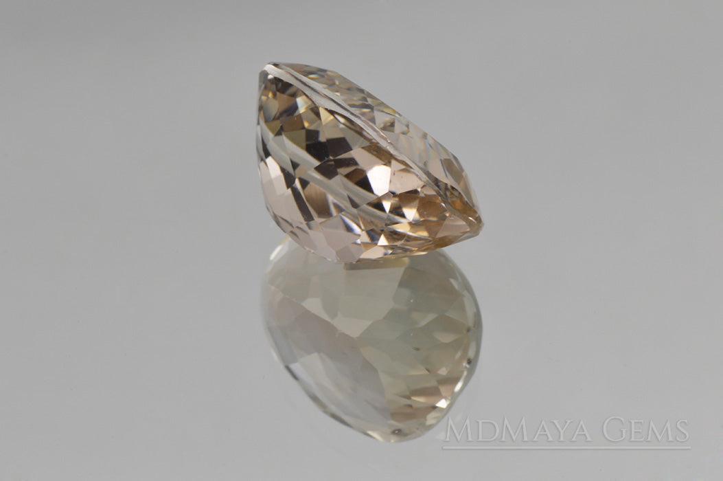 Sparkling Light Brown Topaz 22.35 ct perfect for an engagement ring