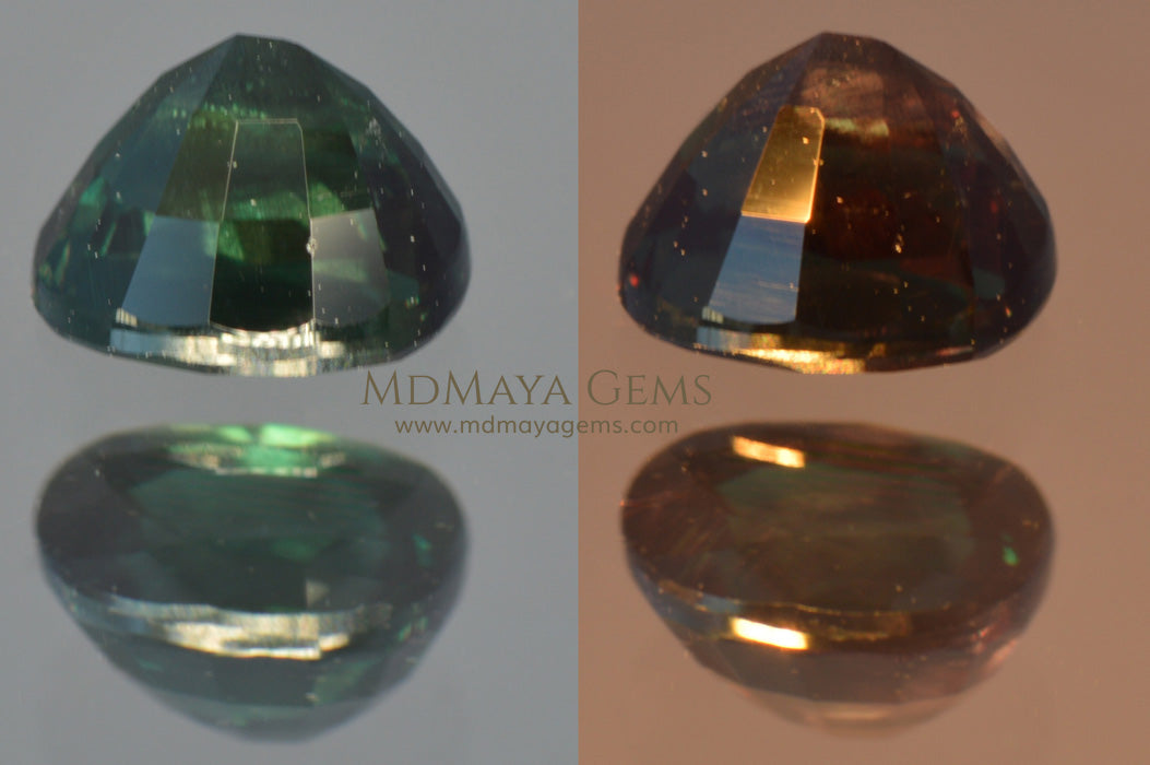 Rare Change Color Garnet Oval Cut 0.63 ct