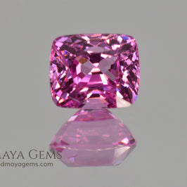 Neon Pink Burmese Spinel Cushion Cut 1.08 ct