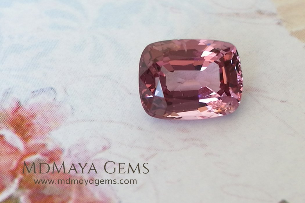 Lustrious Pink Spinel Cushion Cut 1.68 ct