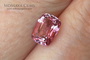 Lustrious Pink Spinel Cushion Cut 1.68 ct