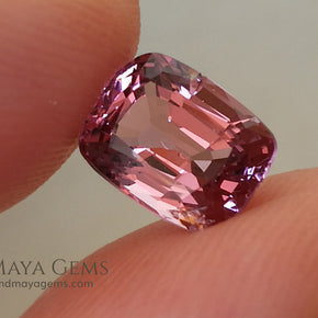 Lustrious Pink Spinel Cushion Cut 1.68 ct