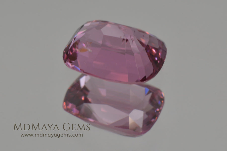 Lustrious Pink Spinel Cushion Cut 1.68 ct