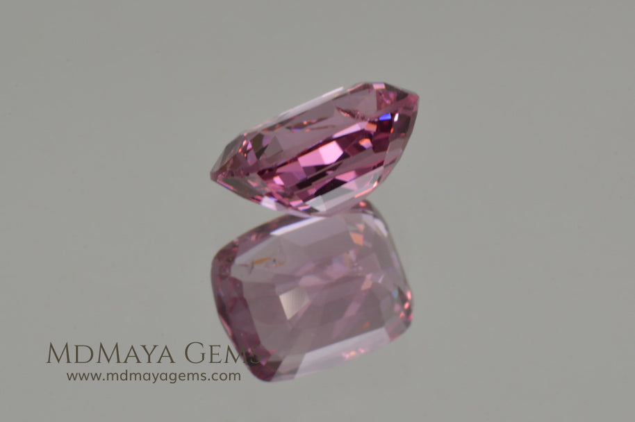 Lustrious Pink Spinel Cushion Cut 1.68 ct