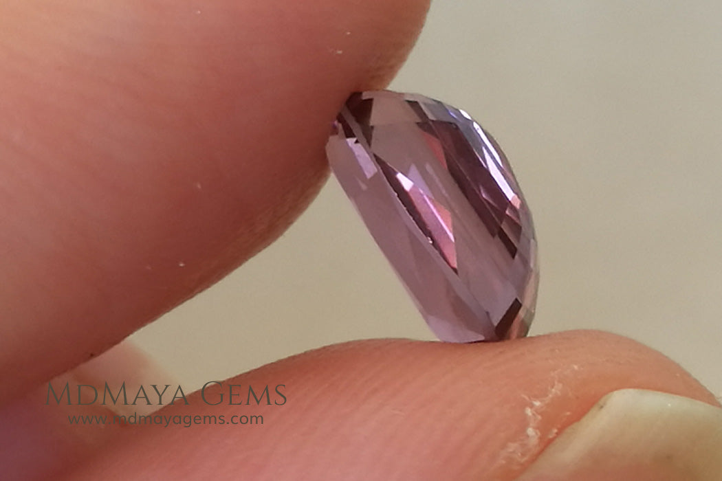 Rare Pink Raspberry Spinel from Burma Cushion Cut 2.34 ct