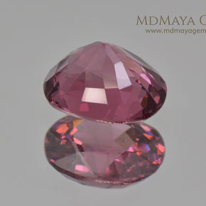 Rich Lotus Blossom Pink Spinel from Burma Oval Cut 1.70 ct