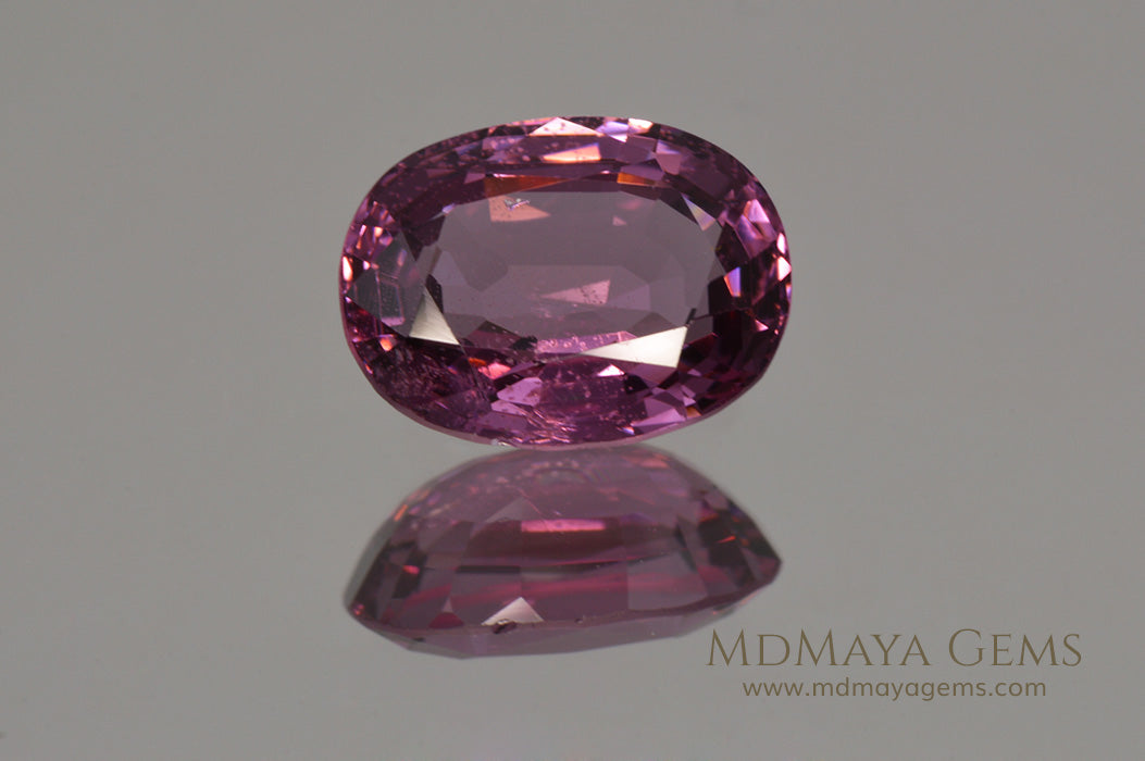 Deep Pink Spinel Oval Cut 2.47 ct