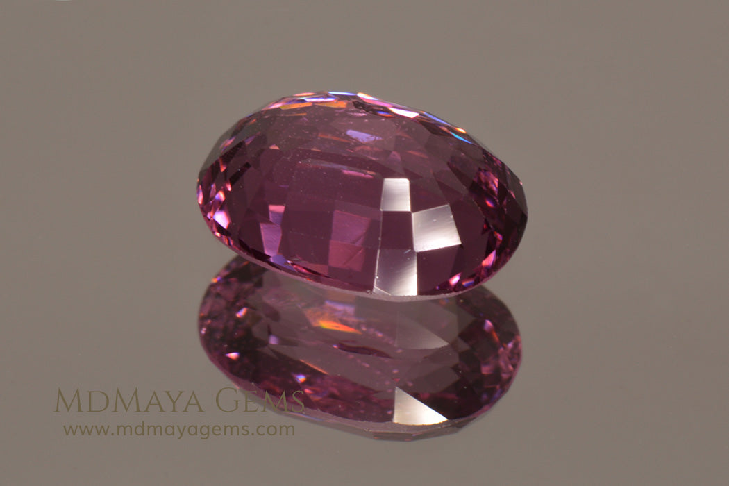 Deep Pink Spinel Oval Cut 2.47 ct
