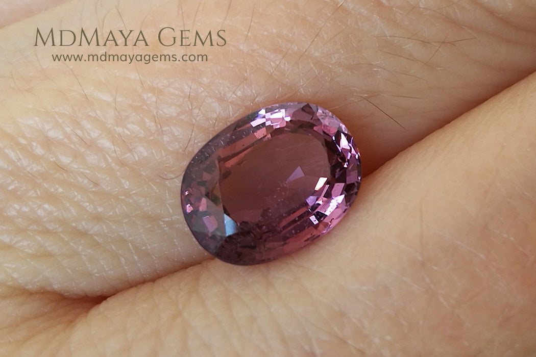 Deep Pink Spinel Oval Cut 2.47 ct