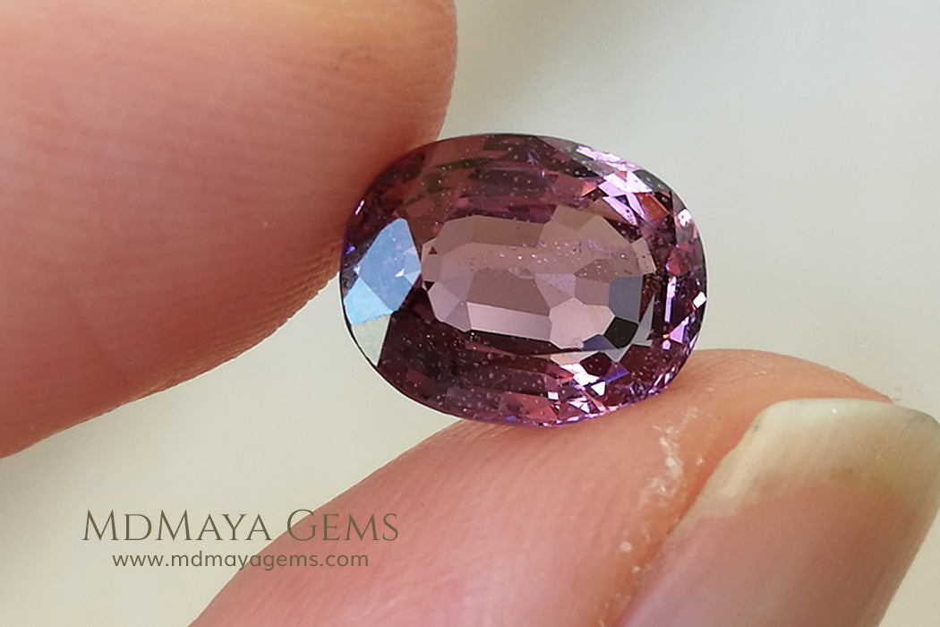 Deep Pink Spinel Oval Cut 2.47 ct