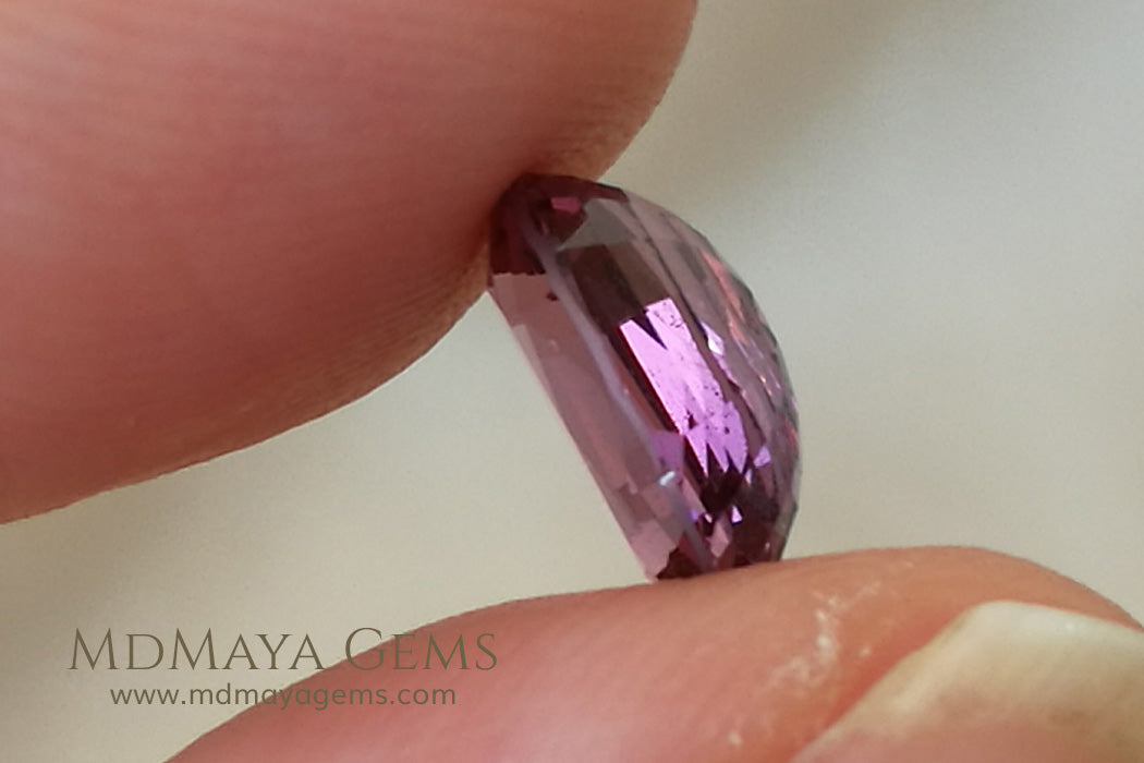Deep Pink Spinel Oval Cut 2.47 ct