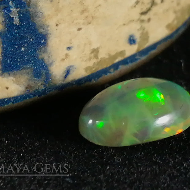 Top Brilliant honeycomb pattern Welo Ethiopian Opal. 1.09 ct