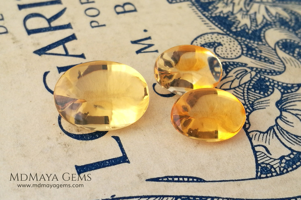 Fire Opal set. The perfect combination for your bespoke jewelry. 6.38 ct.