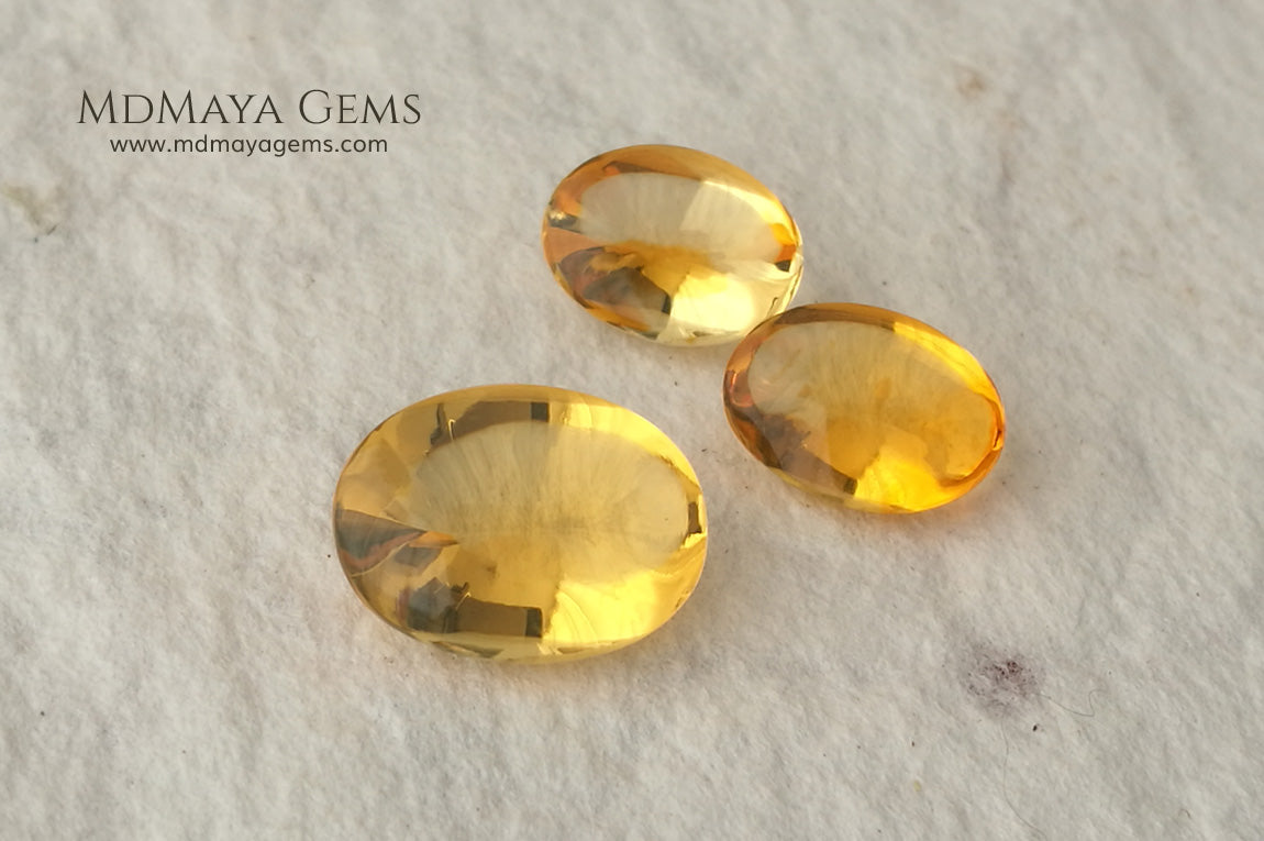 Fire Opal set. The perfect combination for your bespoke jewelry. 6.38 ct.