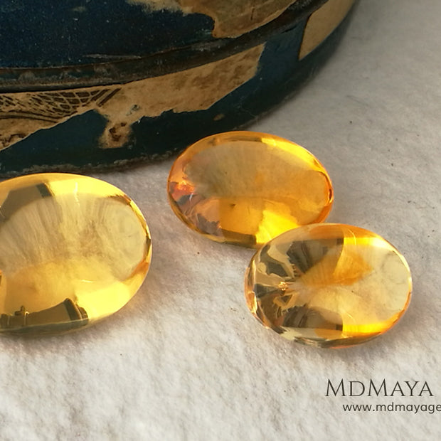 Fire Opal set. The perfect combination for your bespoke jewelry. 6.38 ct.